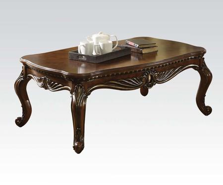 Wooden Imperial Coffee Table, Brown Cherry