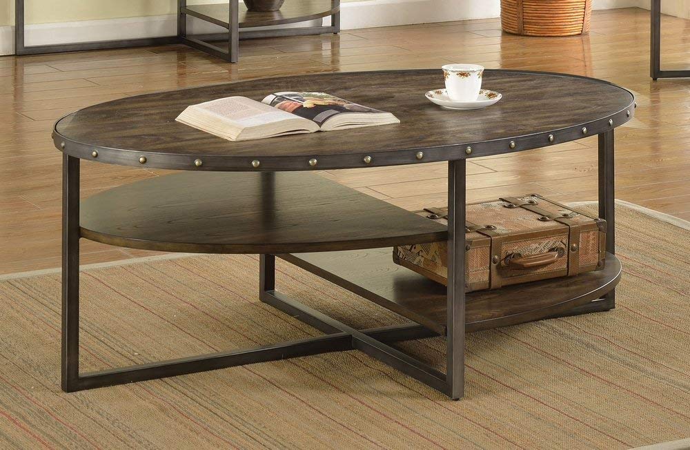 Trendy Coffee Table, Weathered Dark Oak