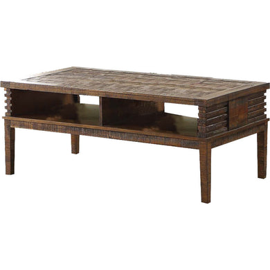 Adorable Coffee Table, Reclaimed Oak Brown