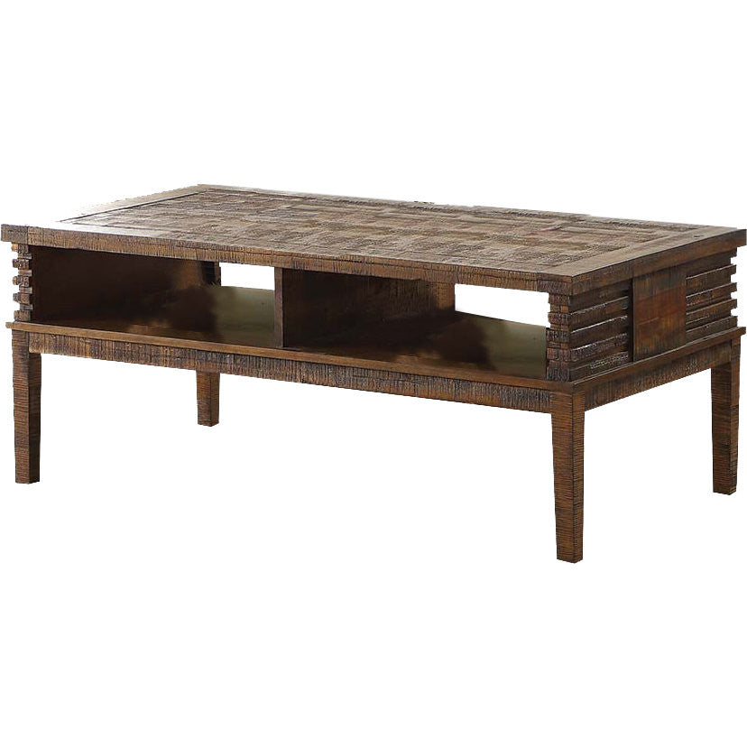 Adorable Coffee Table, Reclaimed Oak Brown