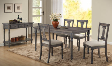 Weathered Lookinhg Dining Table, Gray