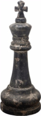 Antique Magnesia Finial, Black