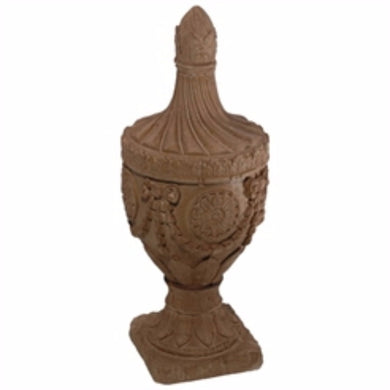 Traditionally Designed Decorative Finial, Brown