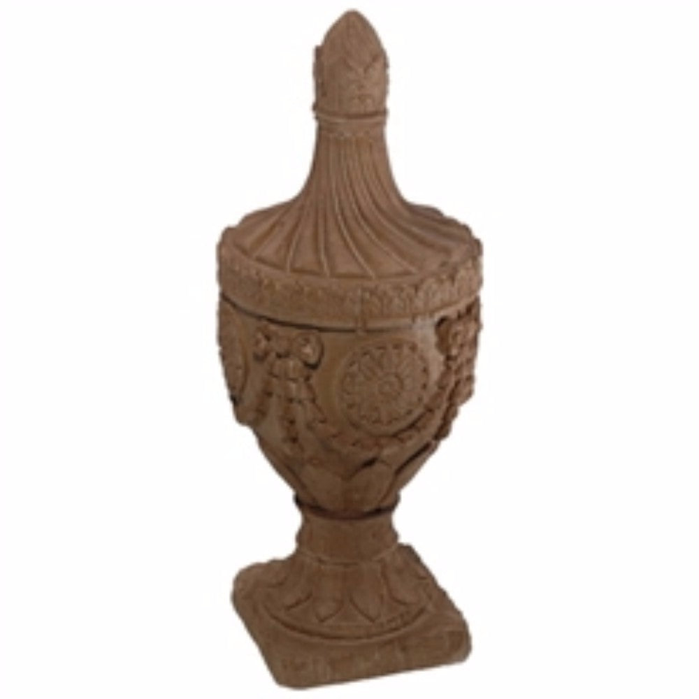 Traditionally Designed Decorative Finial, Brown