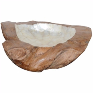 Well-Designed Decorative Wooden Bowl, Brown