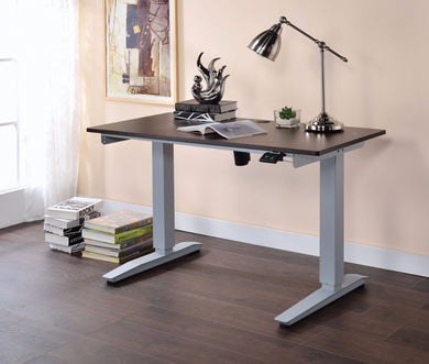 Writing Desk with Power Lift, Espresso Brown