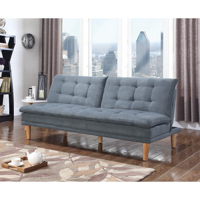 Tufted Modern Stylish Sofa Bed, Gray