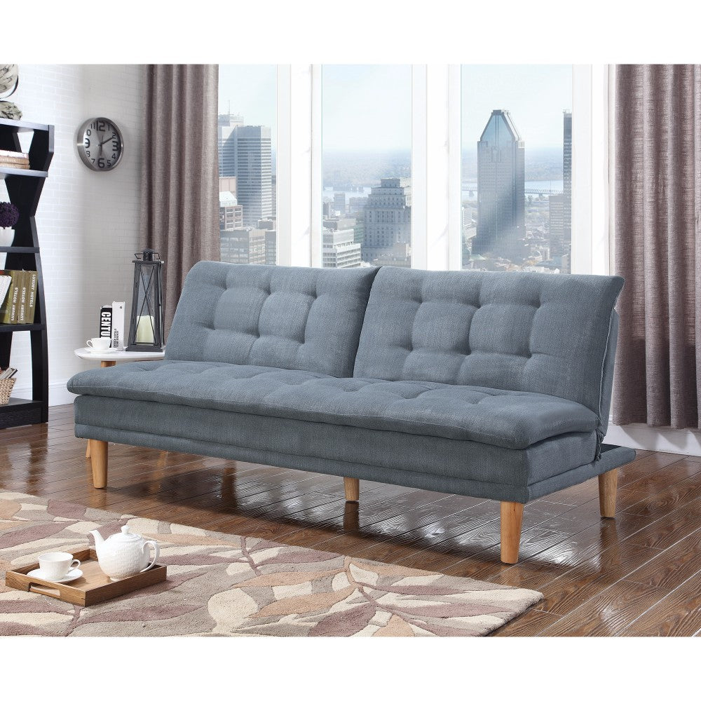 Tufted Modern Stylish Sofa Bed, Gray