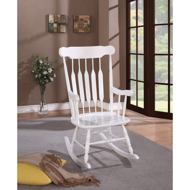 Antique Rocking Chair, White