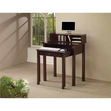 Traditional Wooden Writing Desk, Brown