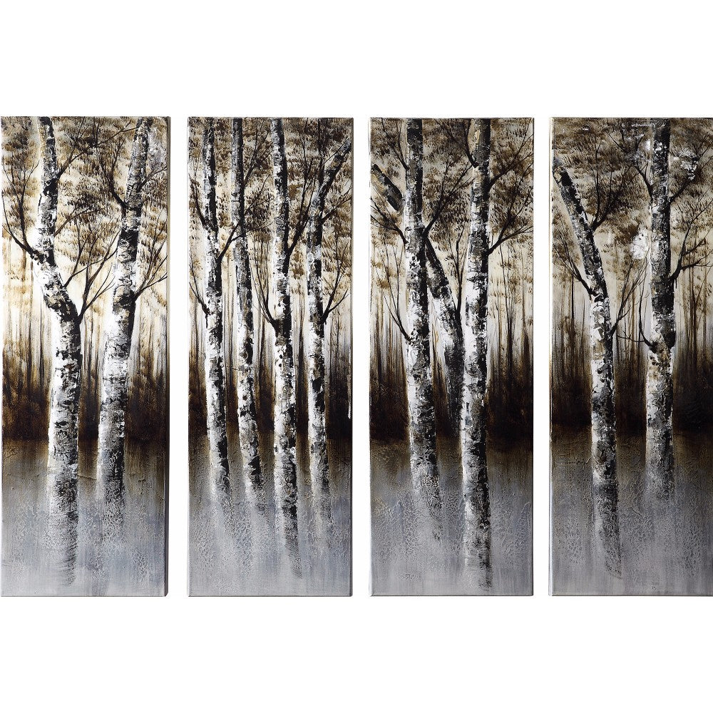Through The Woods Wall Art, 4 Piece Set