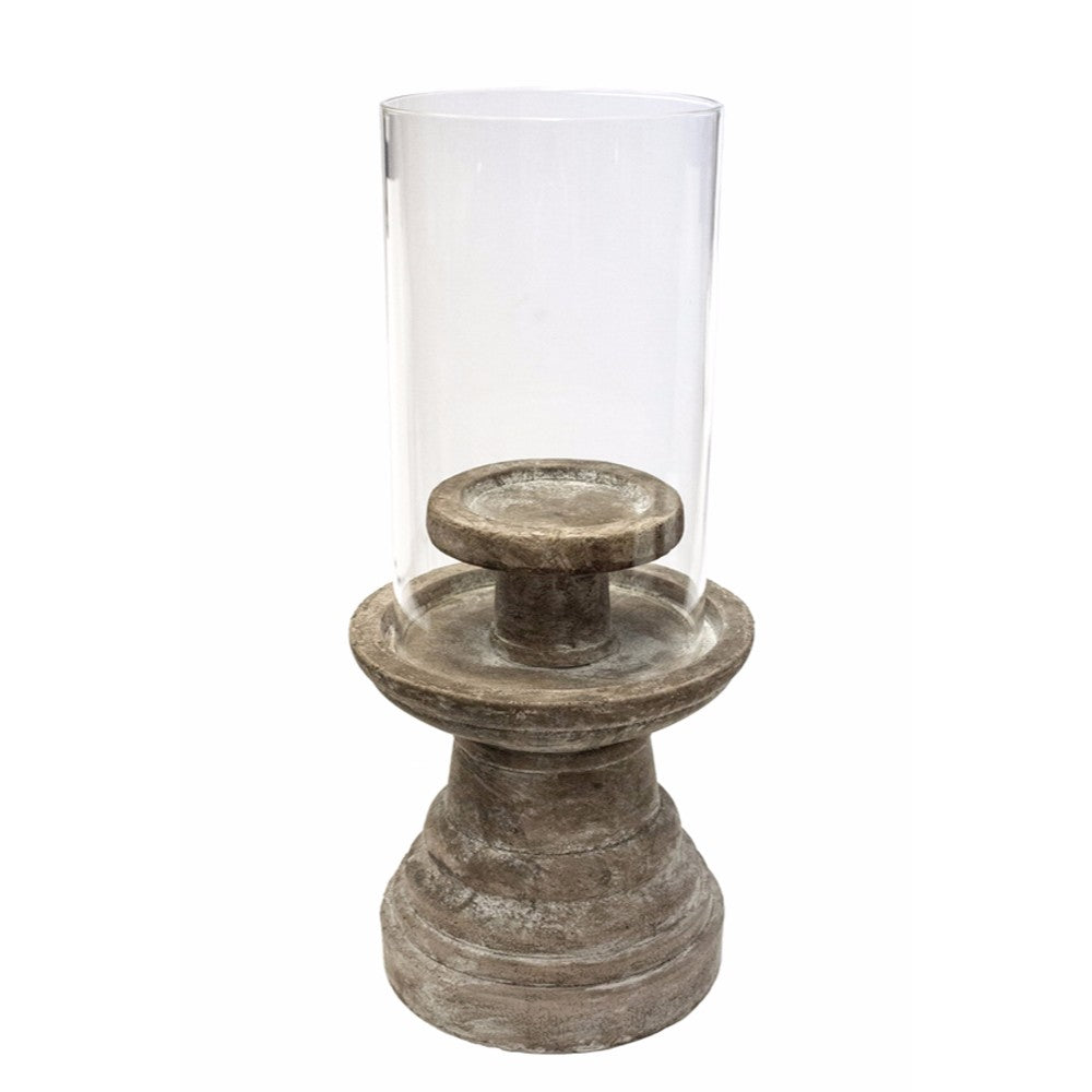 Worship candle holder, Brown