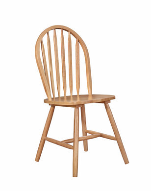 Wooden Side Chair (Set-4), Natural Brown