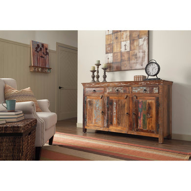 Well-Made Wooden Accent Cabinet, Brown