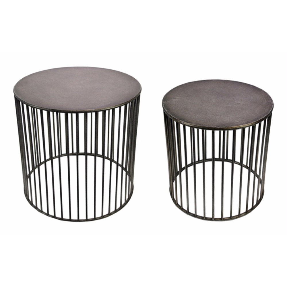 Accent tables, Brown, Set of 2