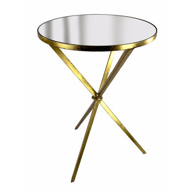 Accent table, Antique Gold