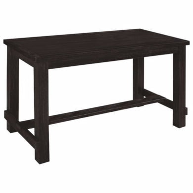 Traditional Style Wooden Bar Table, Black