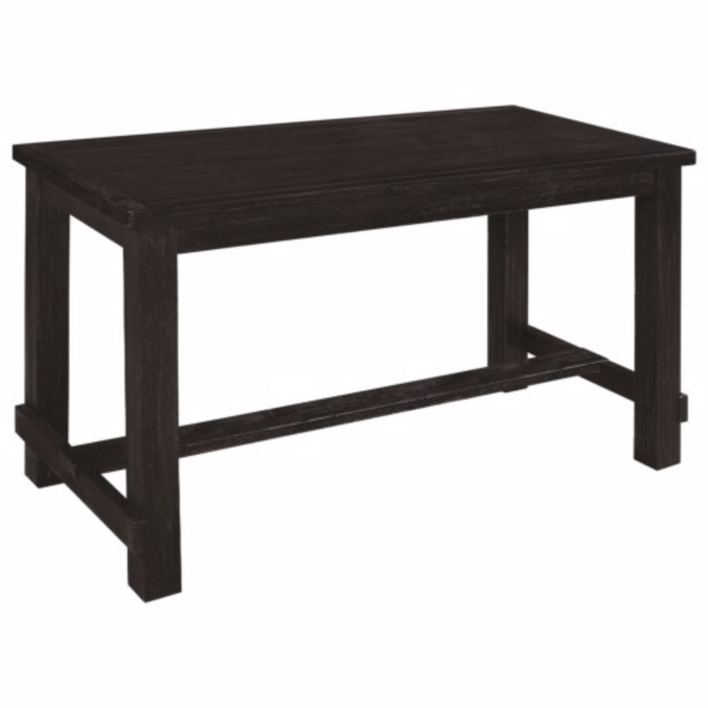 Traditional Style Wooden Bar Table, Black