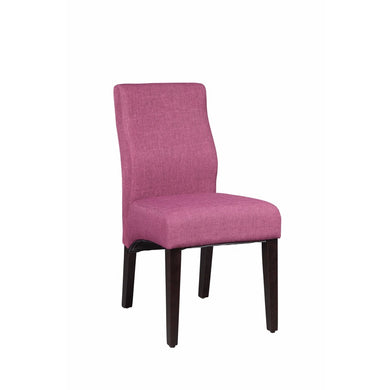 Well-designed Upholstered Dining Chair, Pink, Set of 2