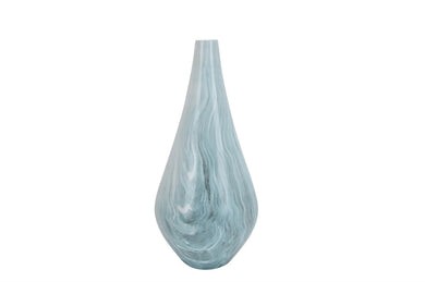 Well-Made Decorative Ceramic  Vase, Blue And White