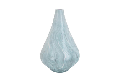Well-Designed Decorative Ceramic  Vase, Blue And White