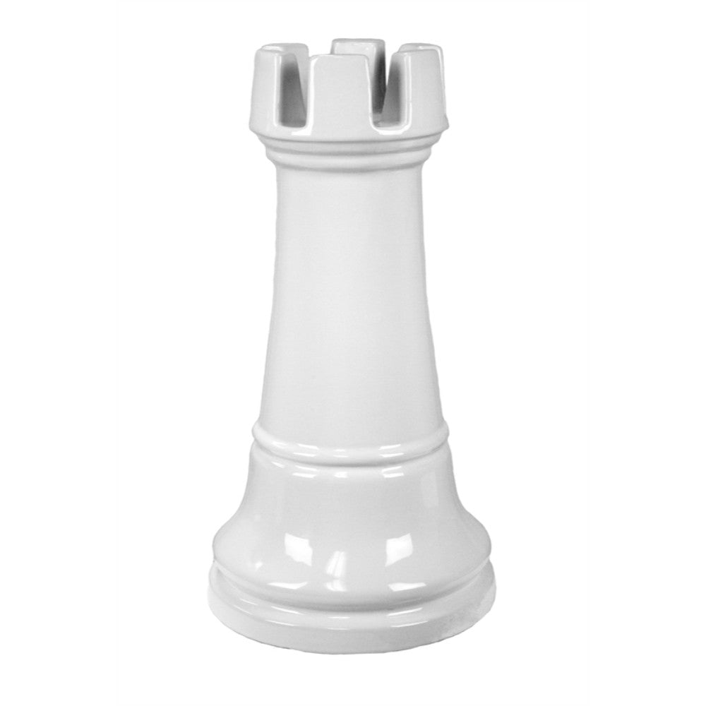 Well-  Designed Ceramic Chess Piece Decor, White