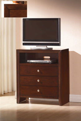 TV Console, Brown Cherry