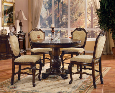 Alluring Counter Height Table, Espresso Brown