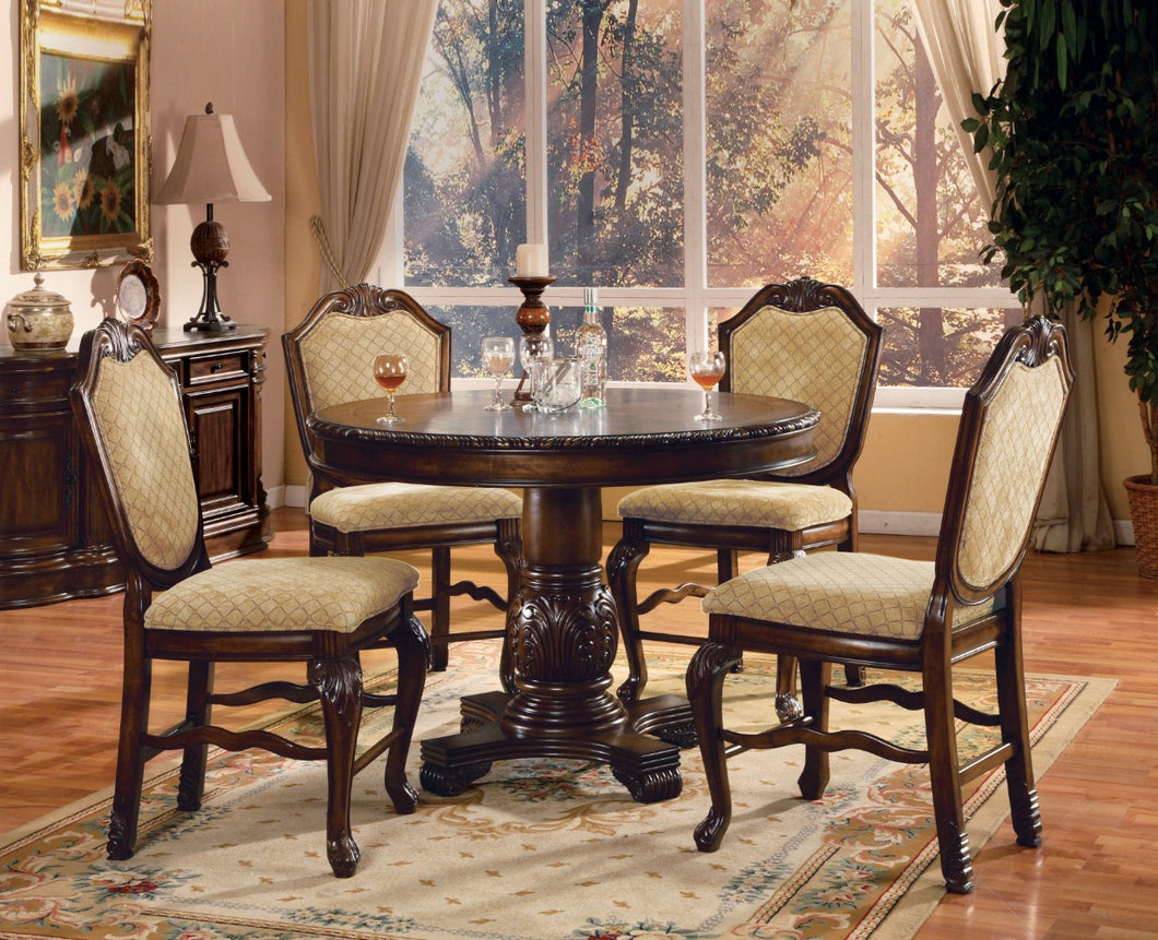 Alluring Counter Height Table, Espresso Brown