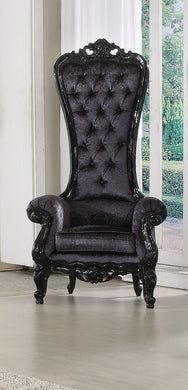 Adorning Accent Chair With High Back, Black