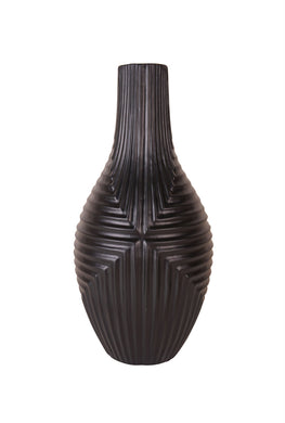 Well-Designed Decorative Ceramic Vase, Brown
