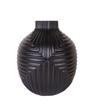 Urbanely Charmed Decorative Ceramic Vase, Brown