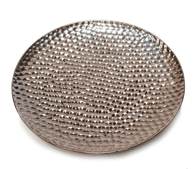Aesthetic Ceramic Decorative Plate, Bronze