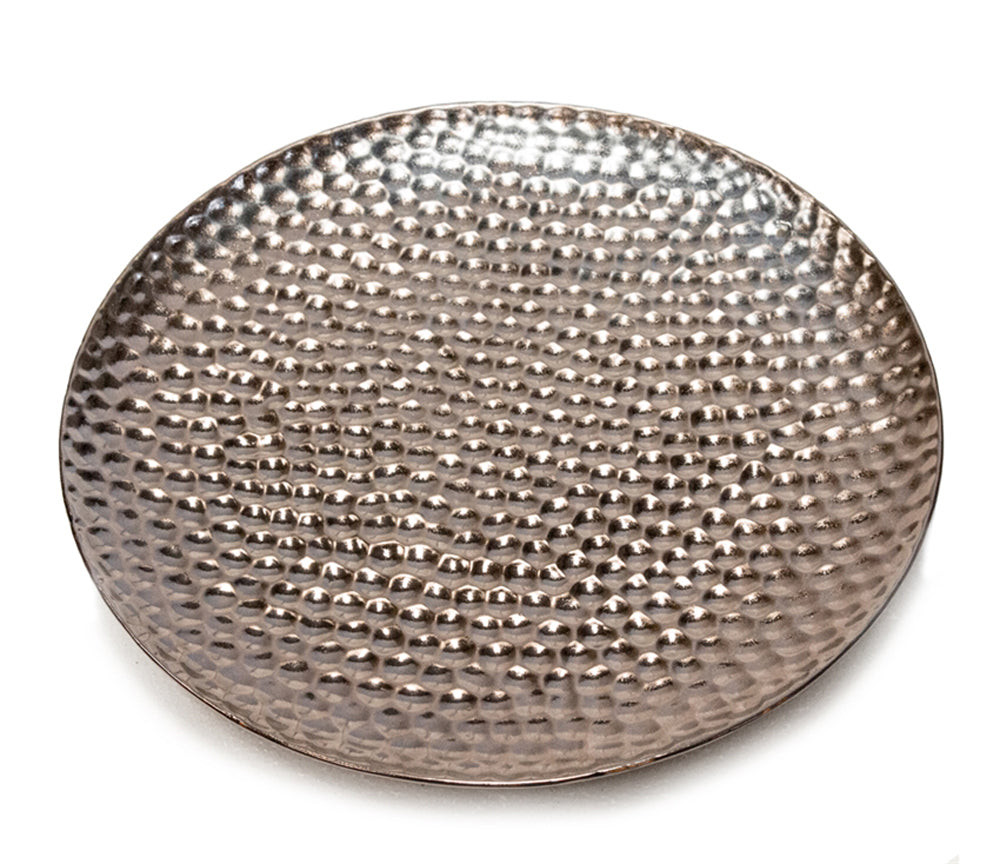 Aesthetic Ceramic Decorative Plate, Bronze