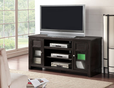 Wooden TV Stand With Drawers, Black