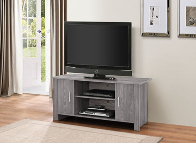 Vintage Wooden TV Stand, Gray