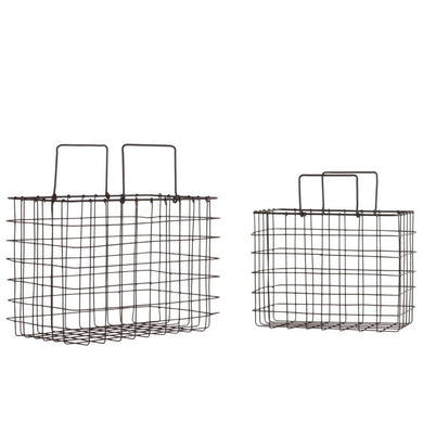 Versatile Metal Basket Set Of Two