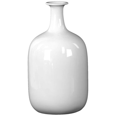 Alluring Ceramic Vase - White