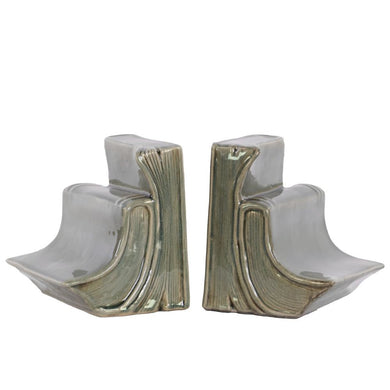 Uniquely Designed Ceramic Book Bookend