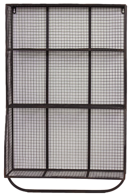 Trendy And Urban Themed Metal Shelf
