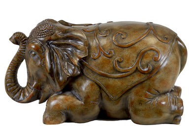 Tokyo'S Resin Attractive Sitting Elephant Statue