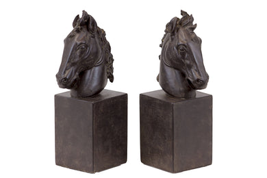 Alluring Resin Horse Bookend Set Of Two