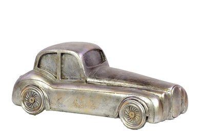 Unique & Exclusive Resin Classic Hot Rod In Silver