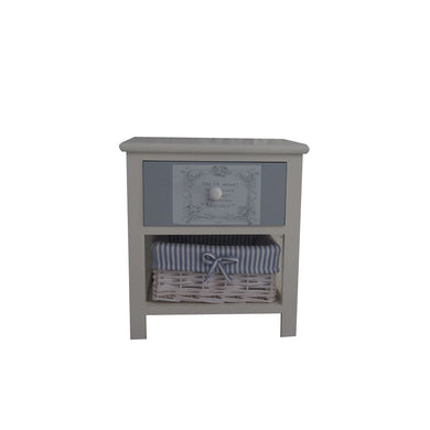 Antiqued Wood Cabinet By Urban Port, White