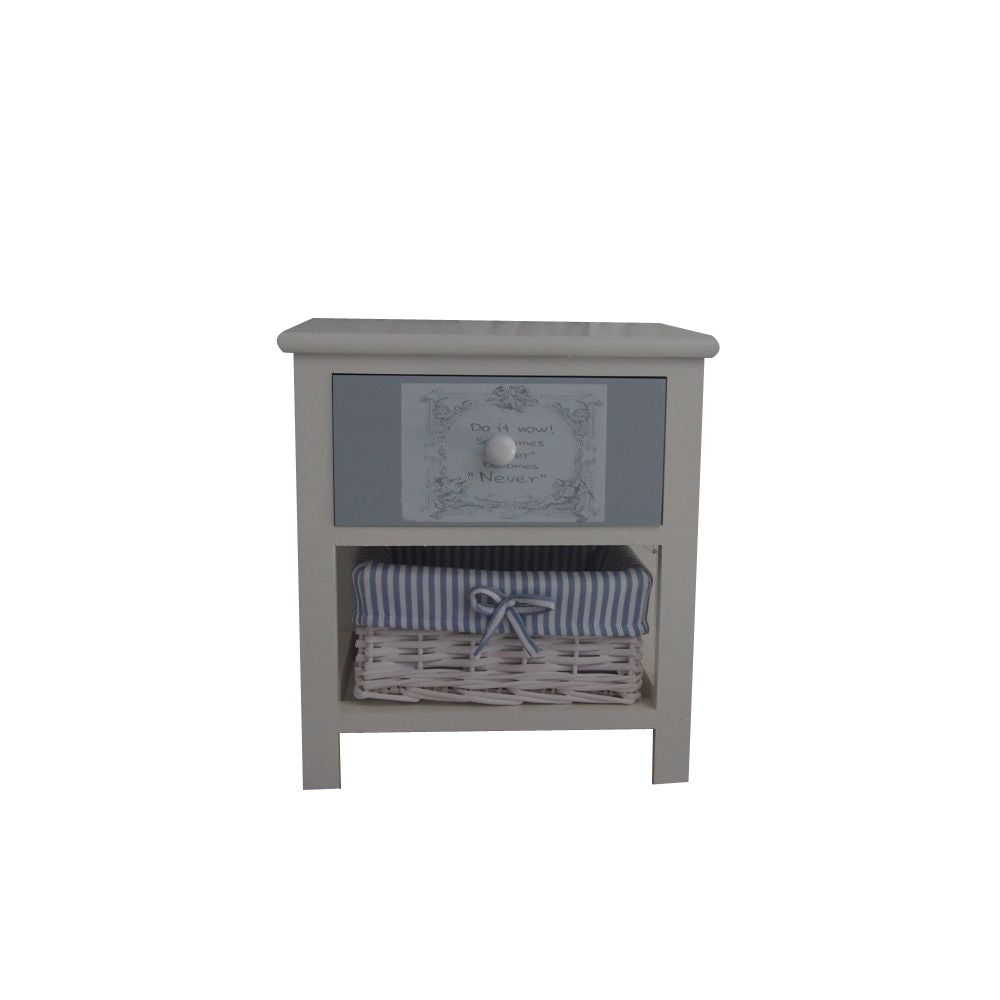 Antiqued Wood Cabinet By Urban Port, White