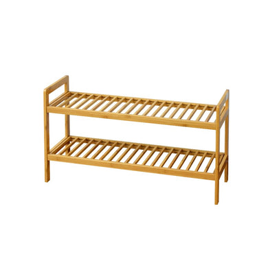 Two Tier Bamboo Shoe Rack By Urban Port
