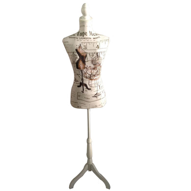 Vintage Print Style Mannequin by Urban Port