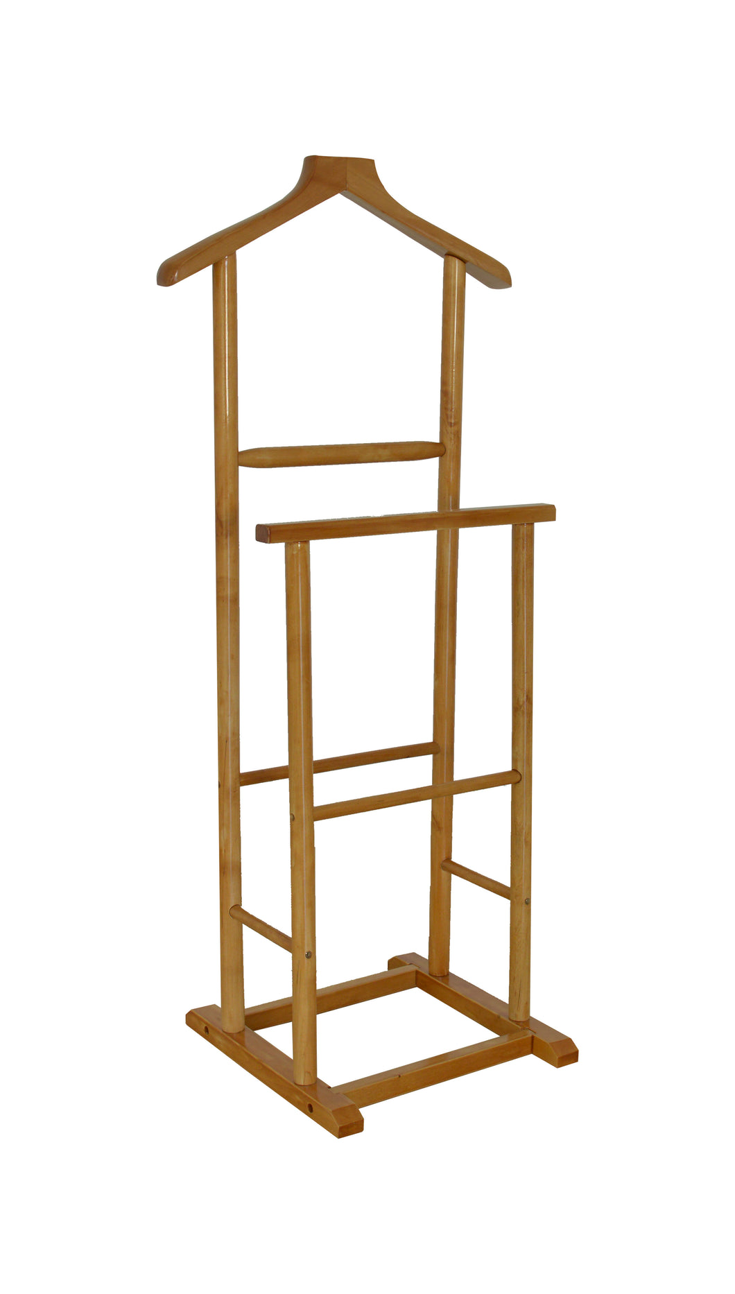 Antiqued Double  Men Suit Valet Stand with Suit Hanger by Urban Port