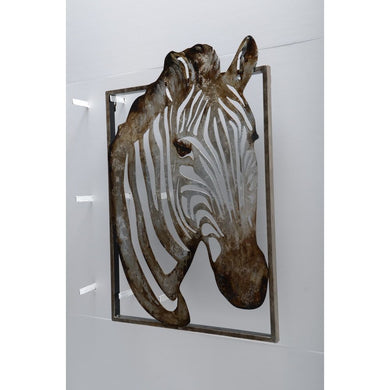 Unique Zebra Metal Art by Urban Port
