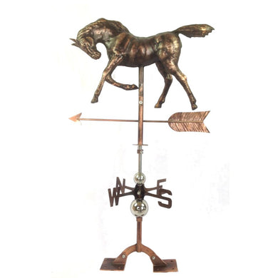 Antiqued Copper Horse Weathervane Urban Port